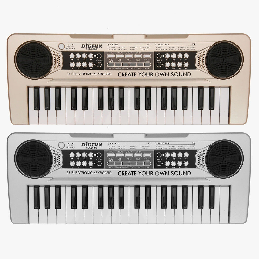 37 Keys Digital Music Electronic Keyboard Electric Piano Musical Instrument Kids Learning Keyboard with Microphone for 3-10 Year Old Kids Girls Boys