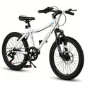 20 Inch Kids Mountain Bike, 7-Speed with Front Suspension