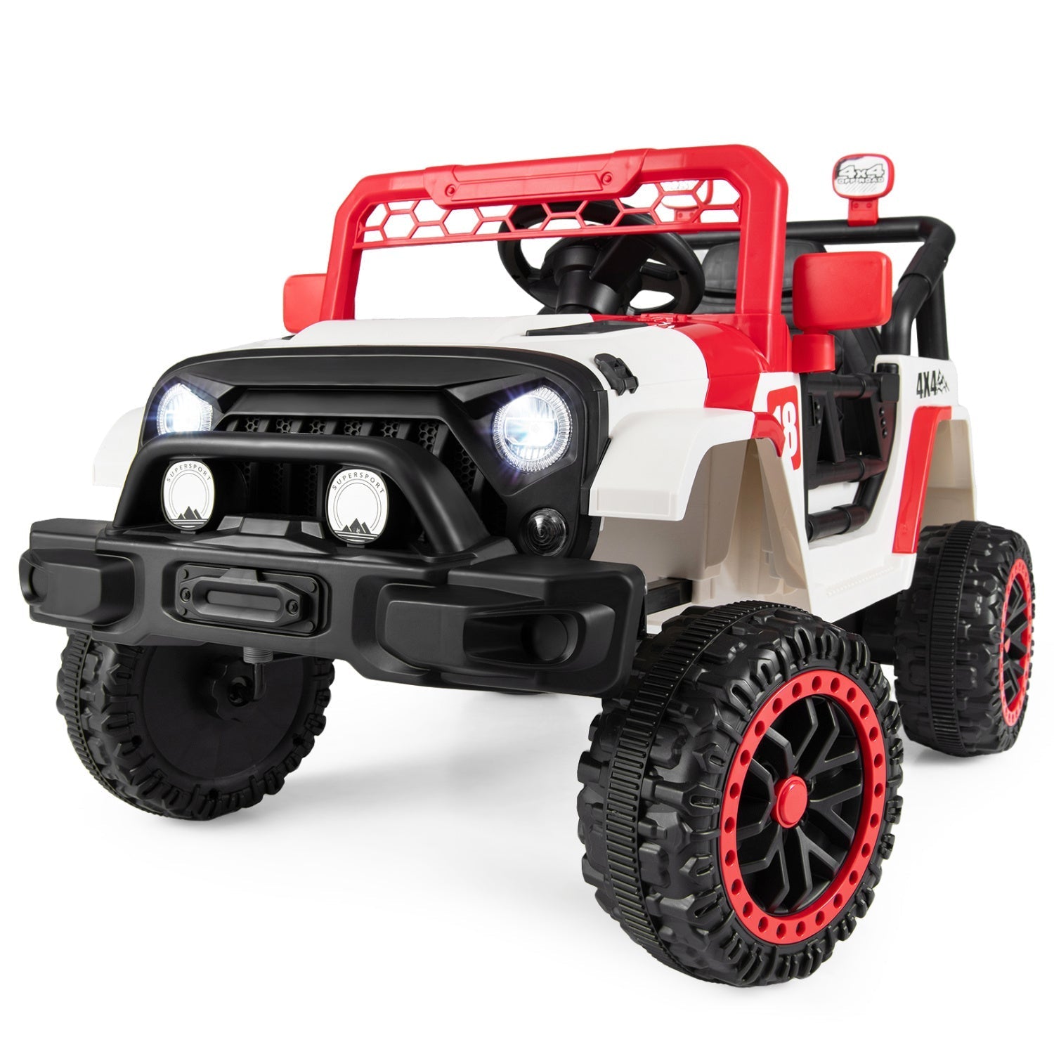 12V Kids Ride On Truck with Remote Control and 3 Speeds