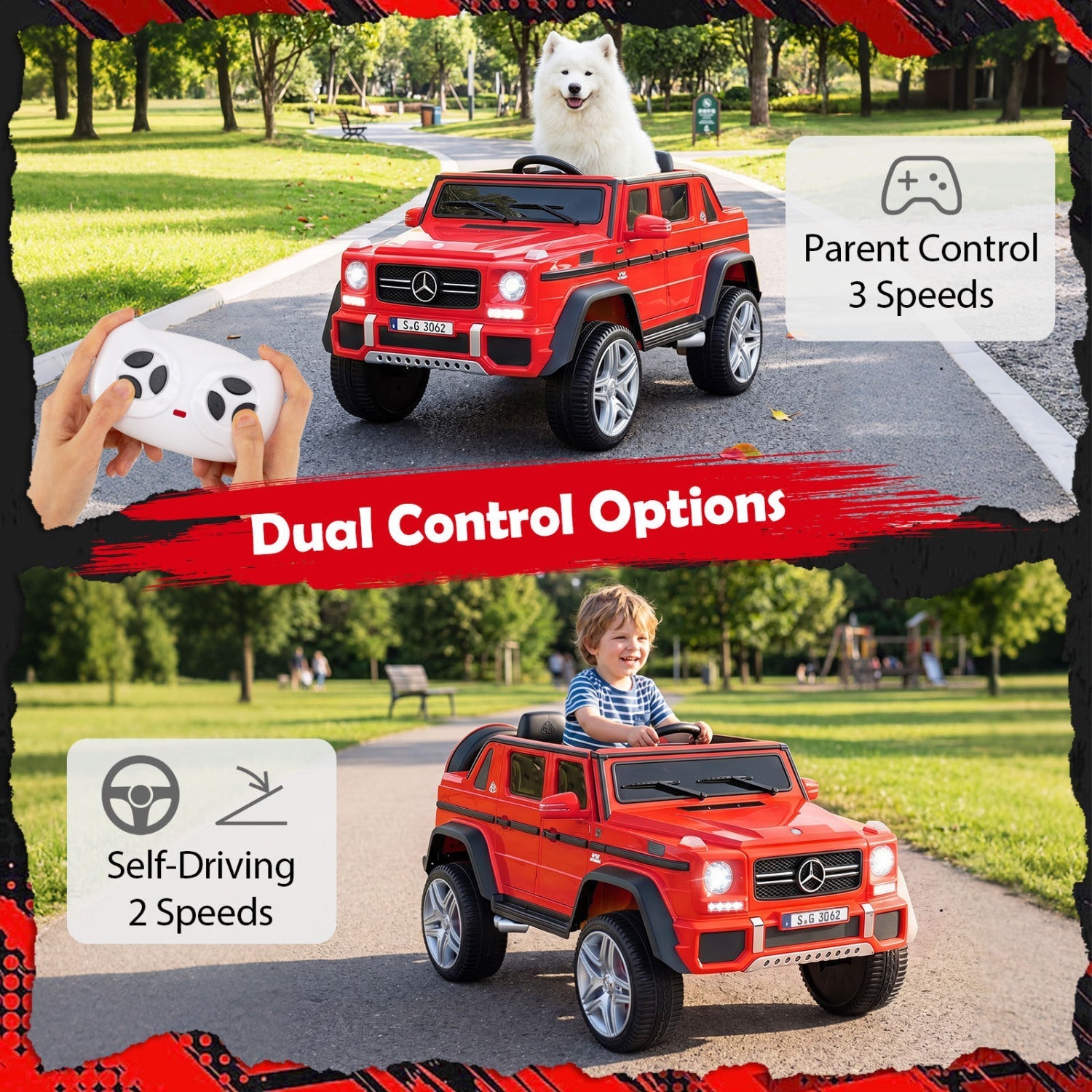 12V Mercedes-Benz Kids Ride-On Car with Remote Control
