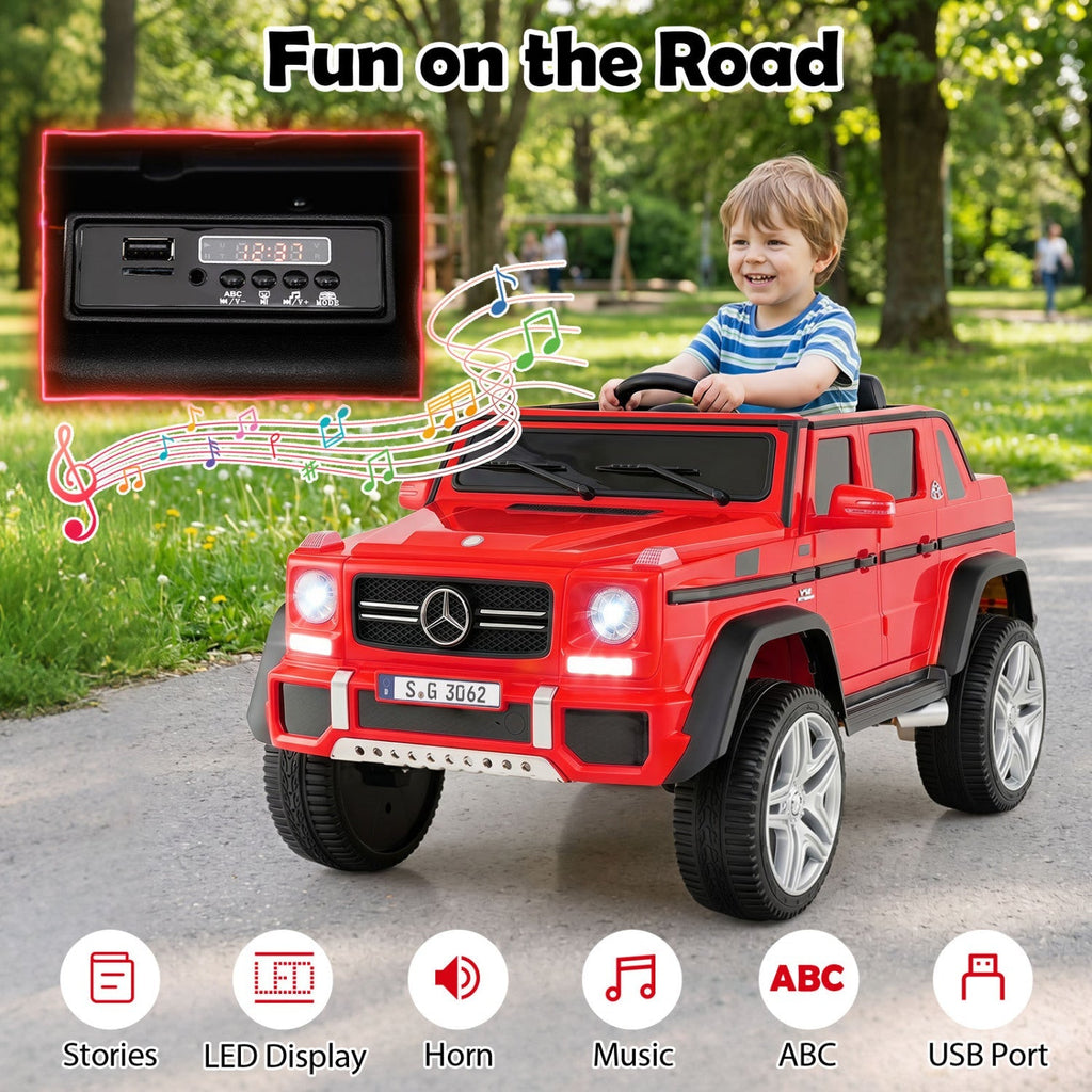 12V Mercedes-Benz Kids Ride-On Car with Remote Control