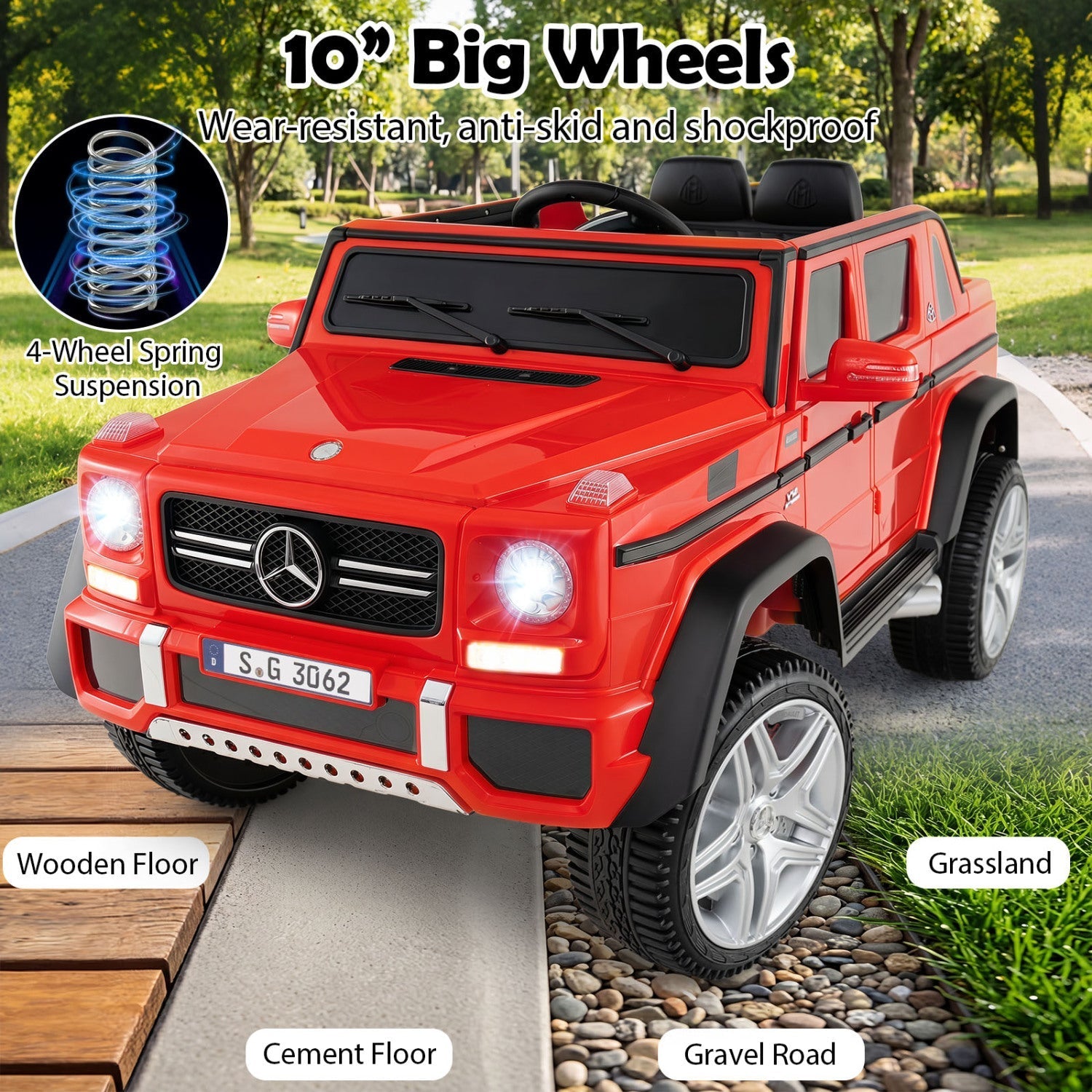 12V Mercedes-Benz Kids Ride-On Car with Remote Control