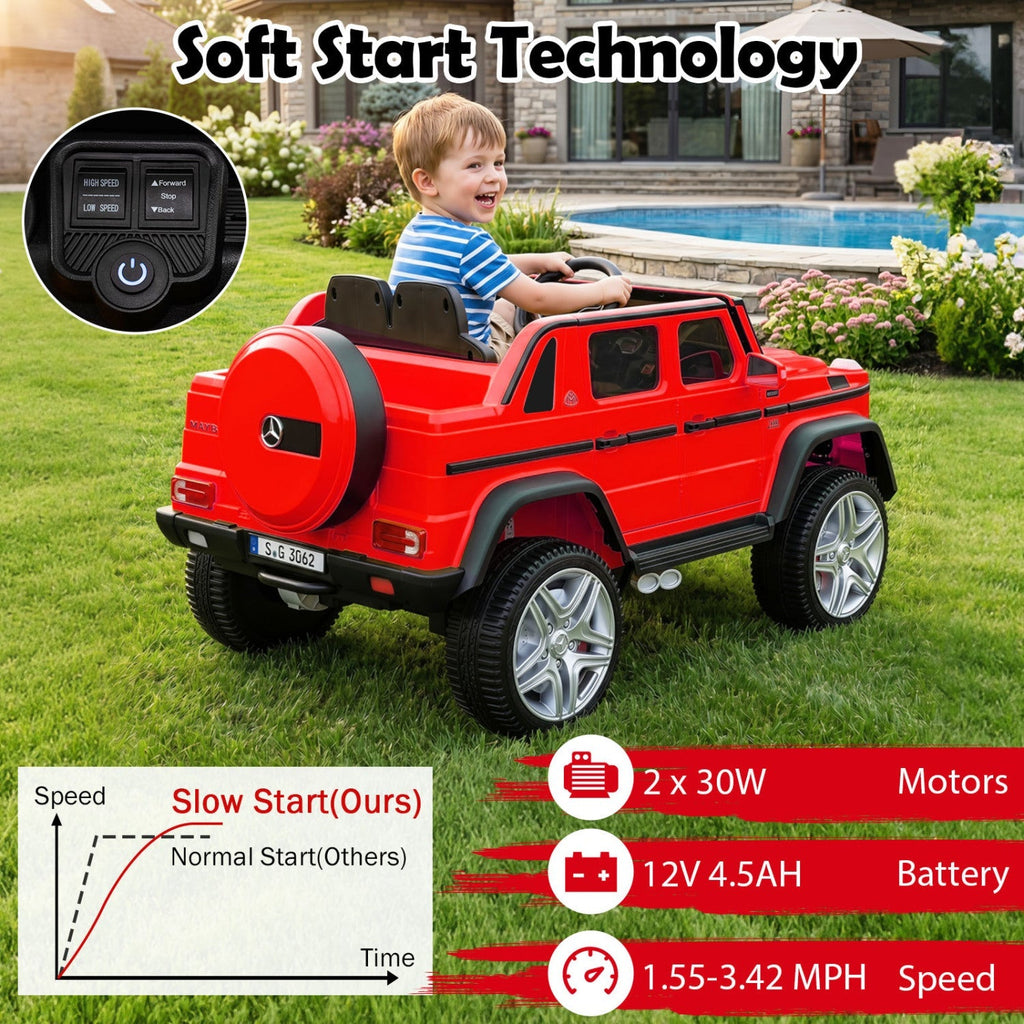 12V Mercedes-Benz Kids Ride-On Car with Remote Control