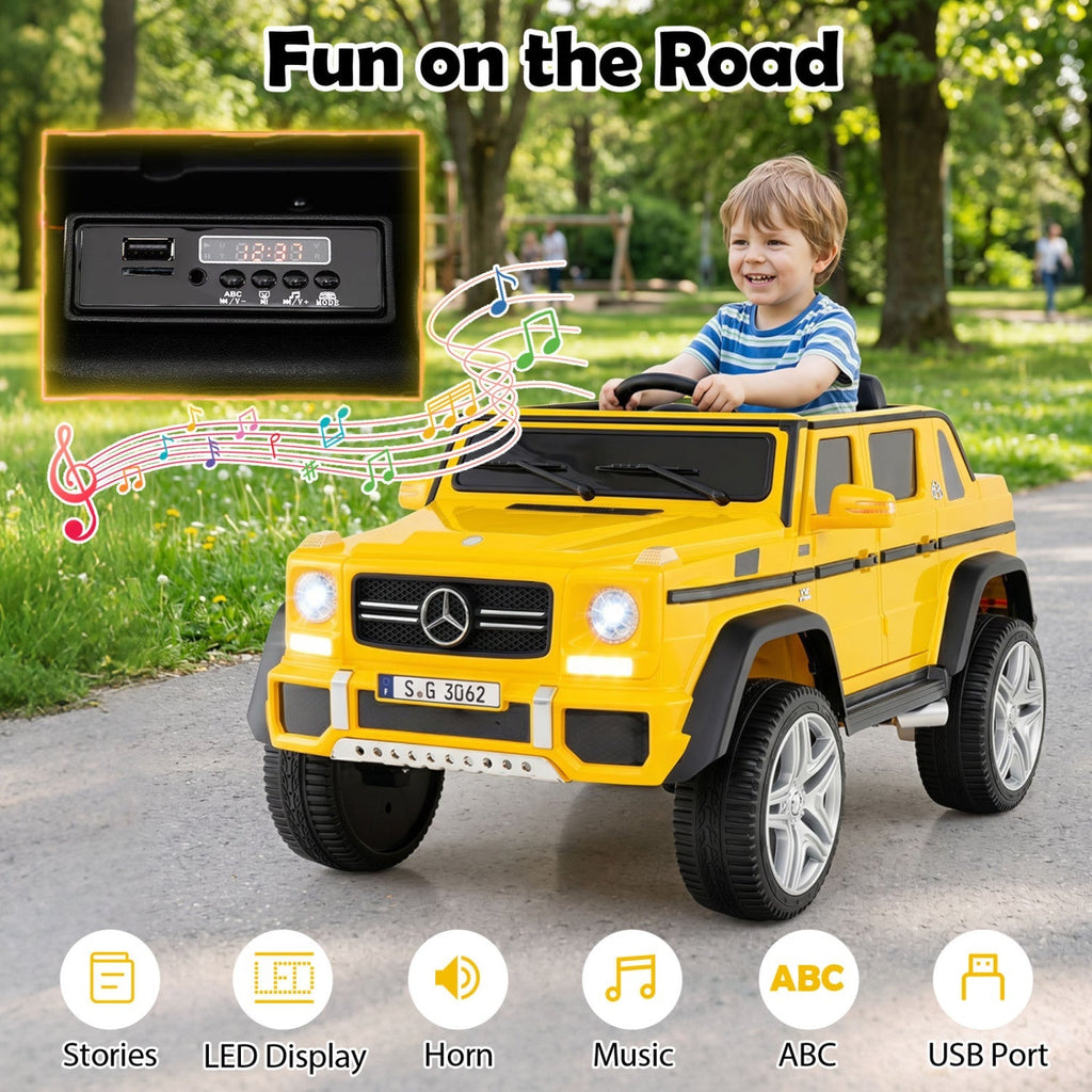 12V Mercedes-Benz Kids Ride-On Car with Remote Control