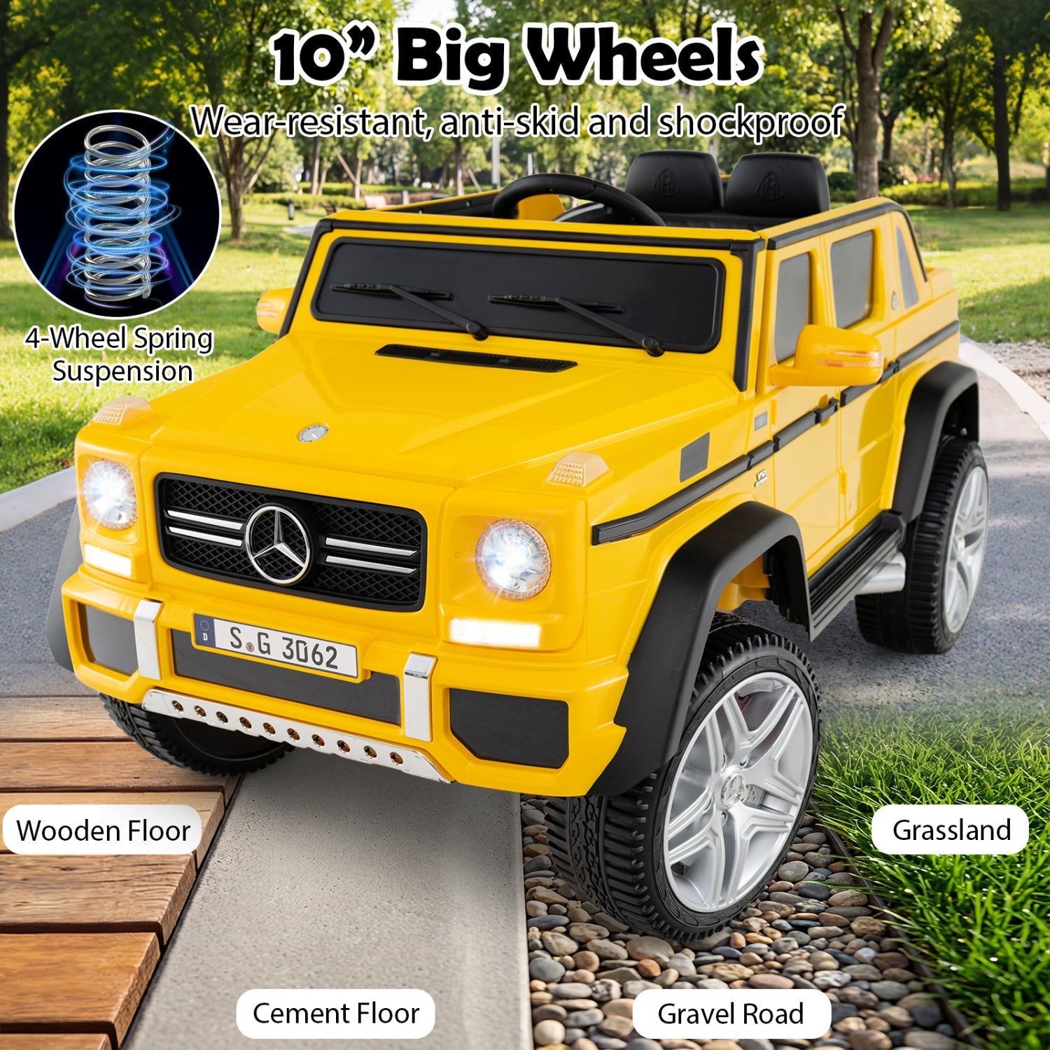 12V Mercedes-Benz Kids Ride-On Car with Remote Control