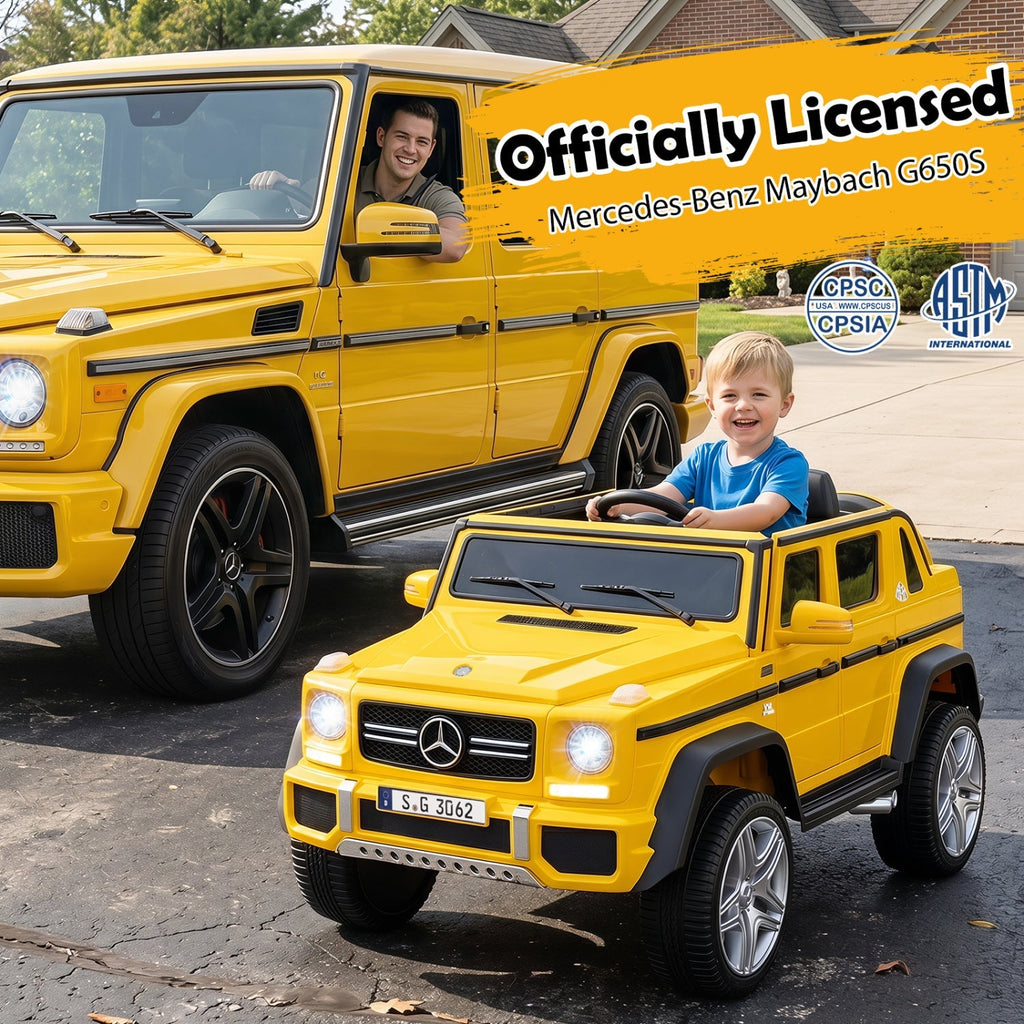 12V Mercedes-Benz Kids Ride-On Car with Remote Control