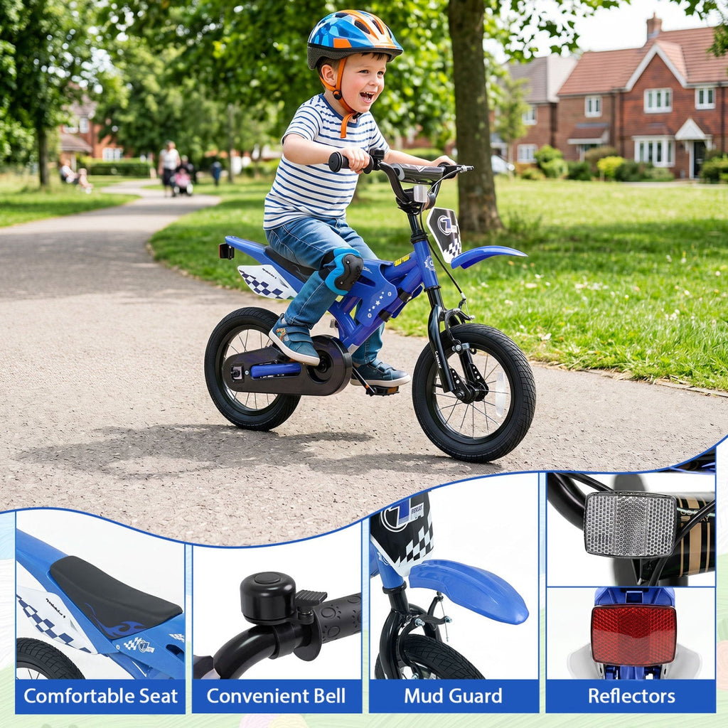 12 Inch Kids Bike with Training Wheels Ages 3-4