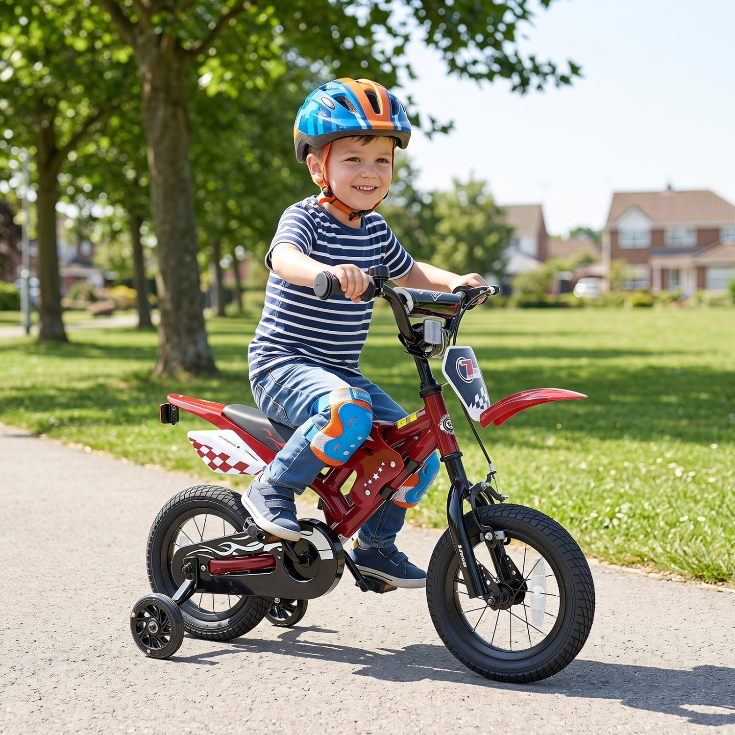 12 Inch Kids Bike with Training Wheels Ages 3-4