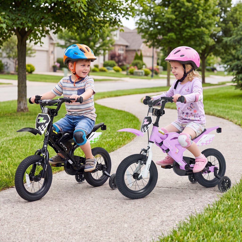 12 Inch Kids Bike with Training Wheels Ages 3-4
