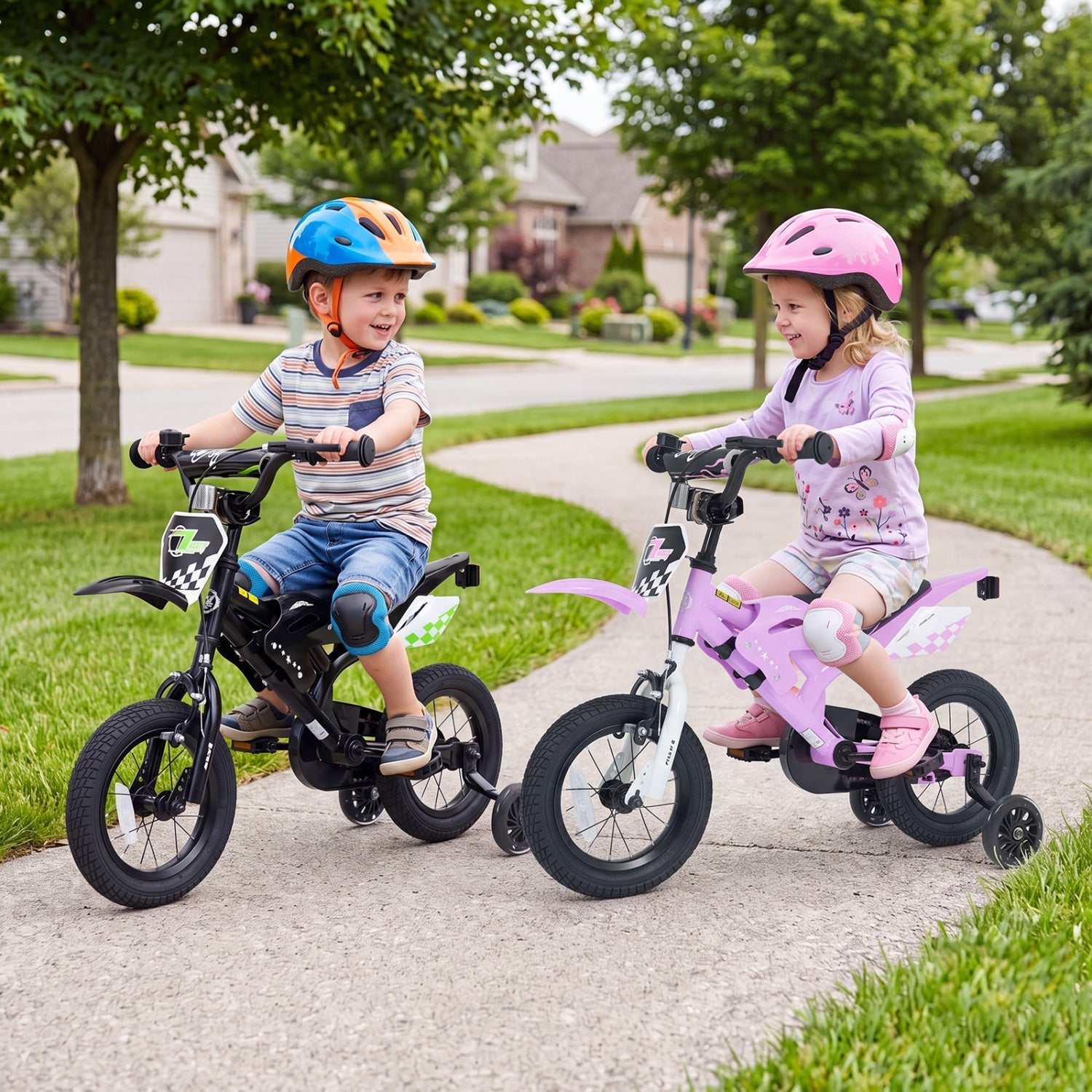 12 Inch Kids Bike with Training Wheels Ages 3-4