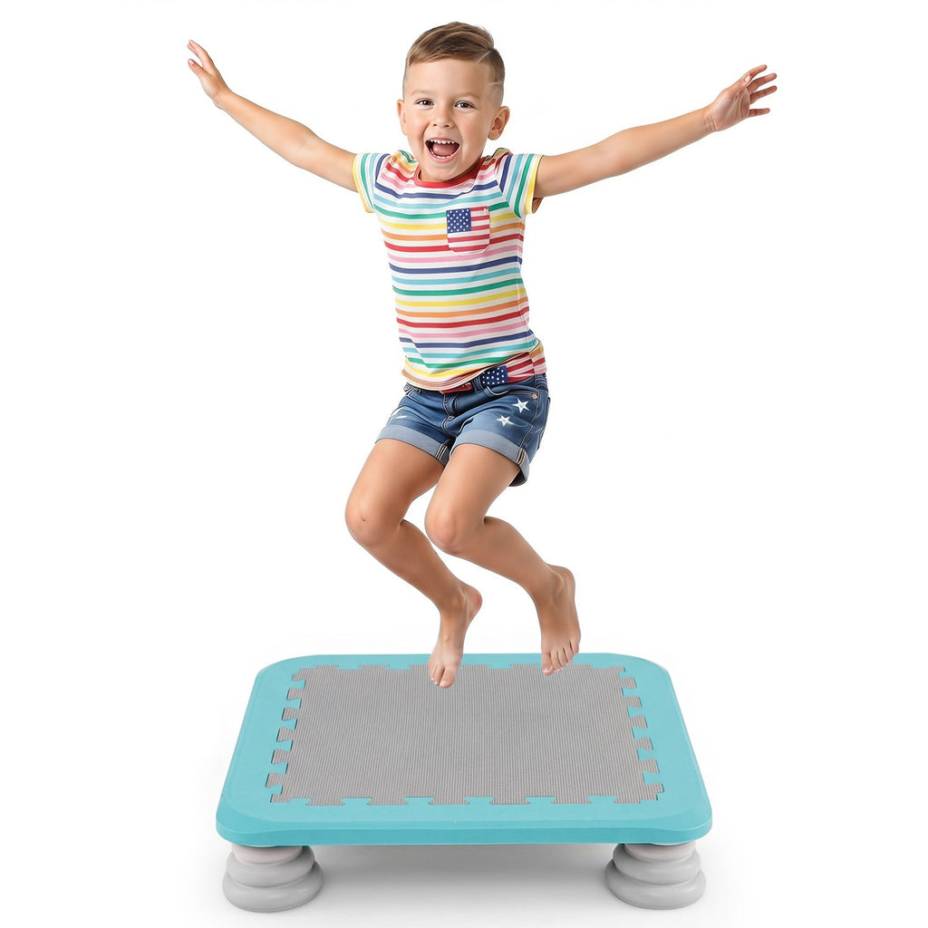 Kids Mini Trampoline 25.5 Inch with Non-Slip Foot Pads