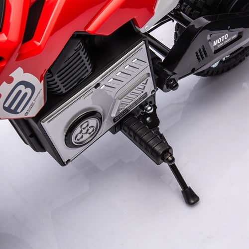 24V Electric Motocross Ride-On Motorcycle for Kids Ages 5-12