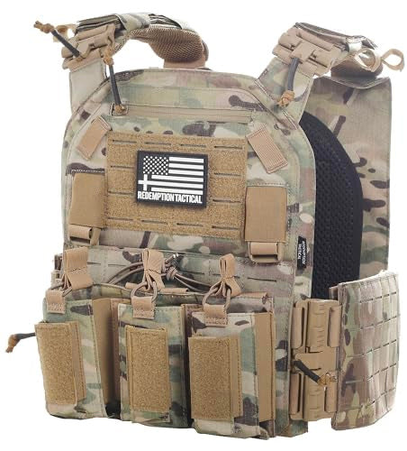 NIJ Certified LEVEL IV Crusader 2.0 Kit (2) 10x12 Front/Back Ceramic Plates + Crusader 2.0 Carrier