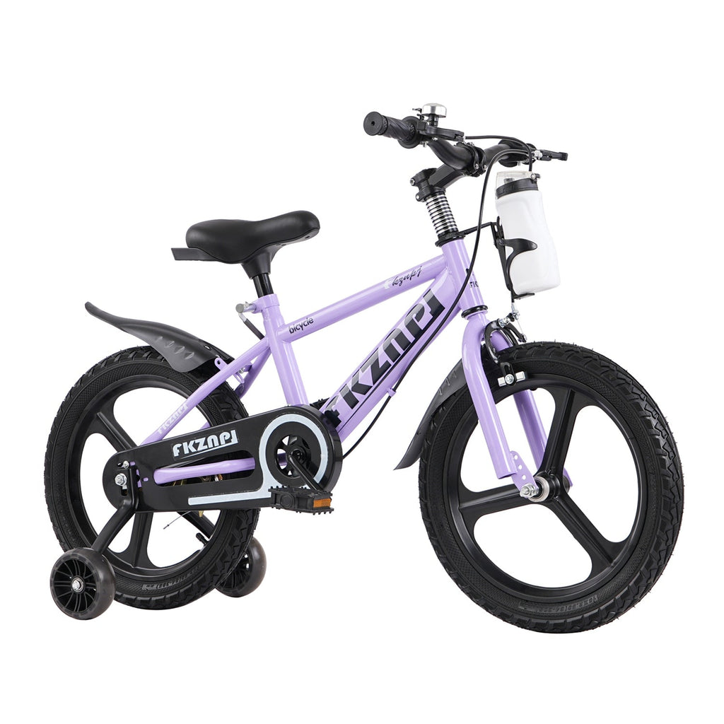 16-18 Inch Kids Bike with Training Wheels and Adjustable Seat