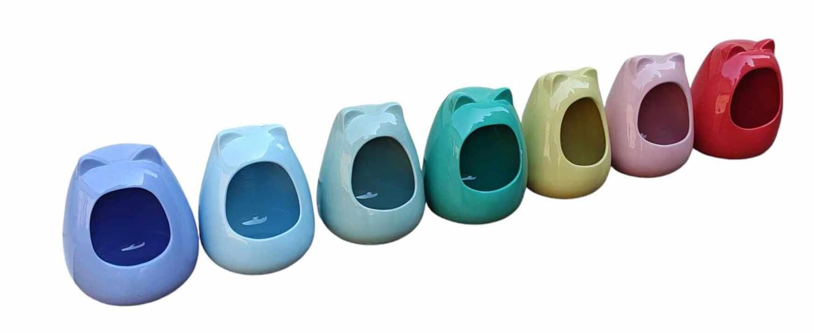 Ceramic Dust House  "Chilly House Original " by PNC - Large - Sea Foam Green