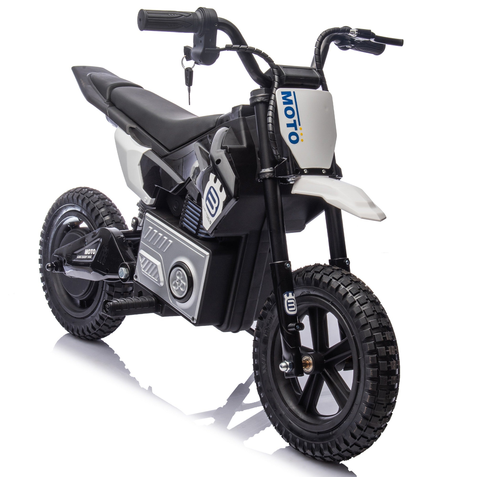 24V Electric Motocross Ride-On Motorcycle for Kids Ages 5-12