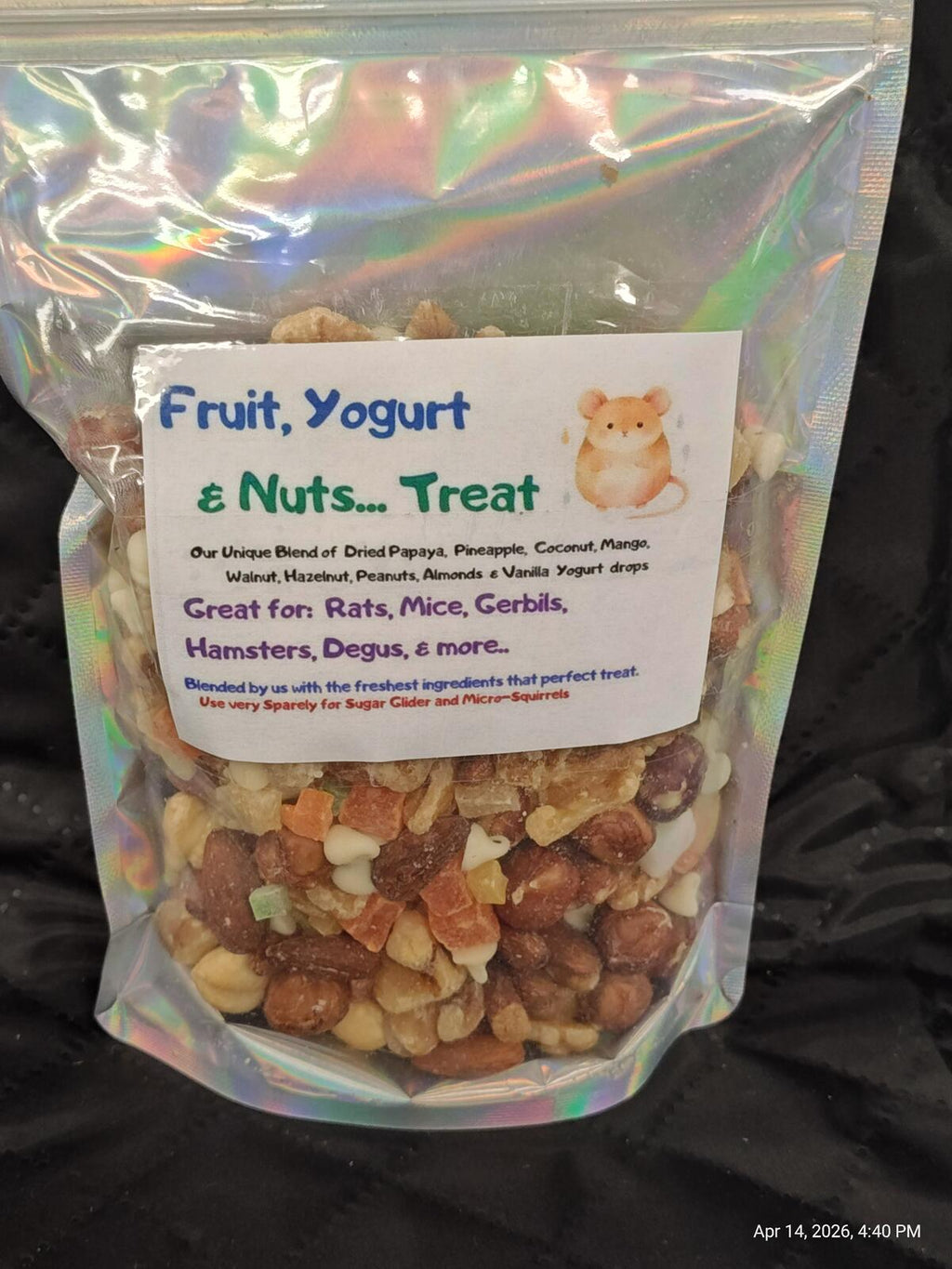 Fruit Nuts Yogurt Blend for Rats – Gourmet Treats by PNC Family FInds