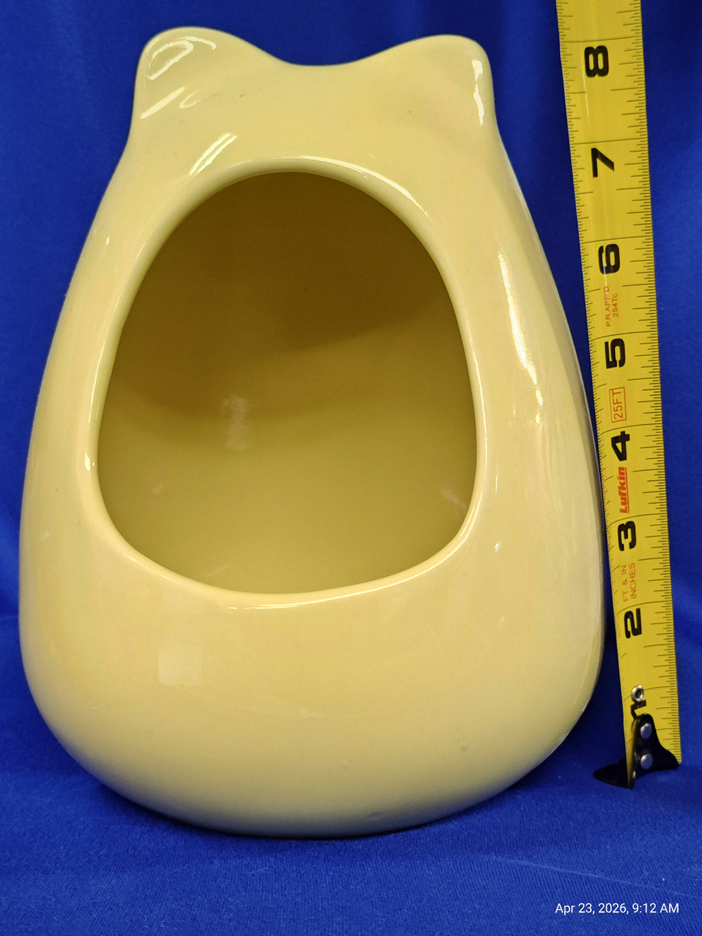 Ceramic Dust House  "Chilly House Original " by PNC - Large (Yellow)