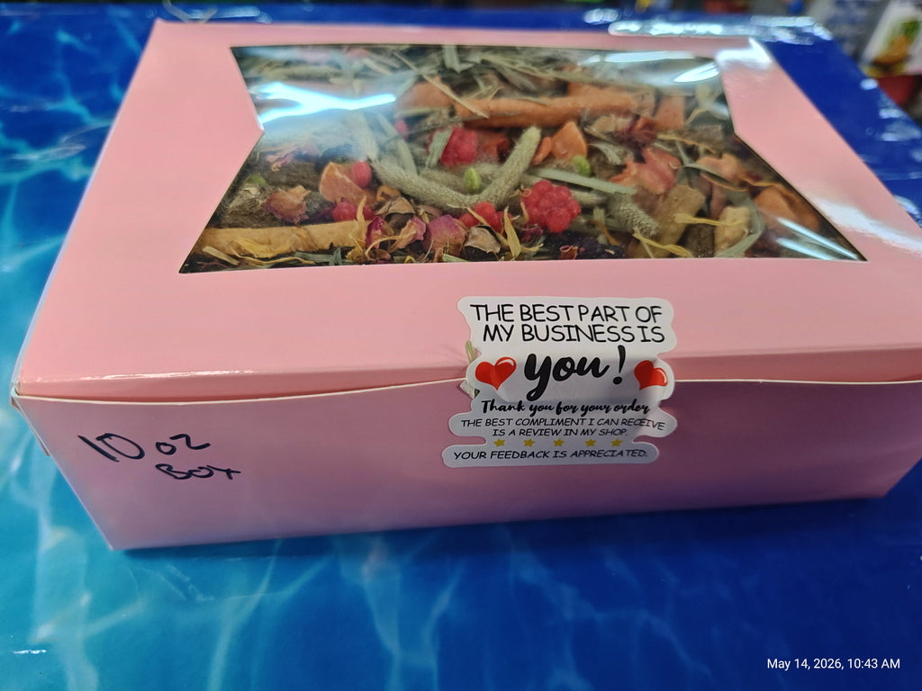 Fun & Forage "No More Boredom" Box 10 OZ- Chinchillas, Guinea Pigs, Rabbits
