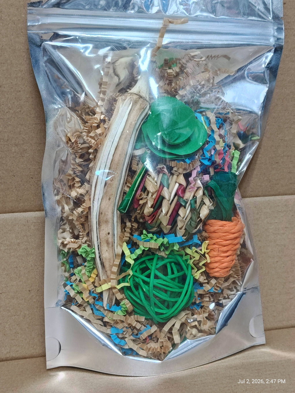 Play & Snuggle Toy and Crinkle Pack
