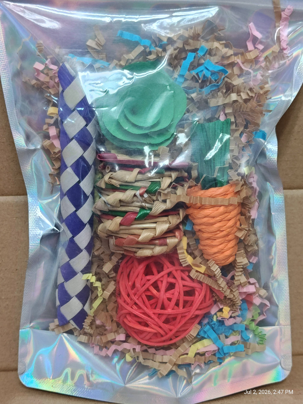 Play & Snuggle Toy and Crinkle Pack