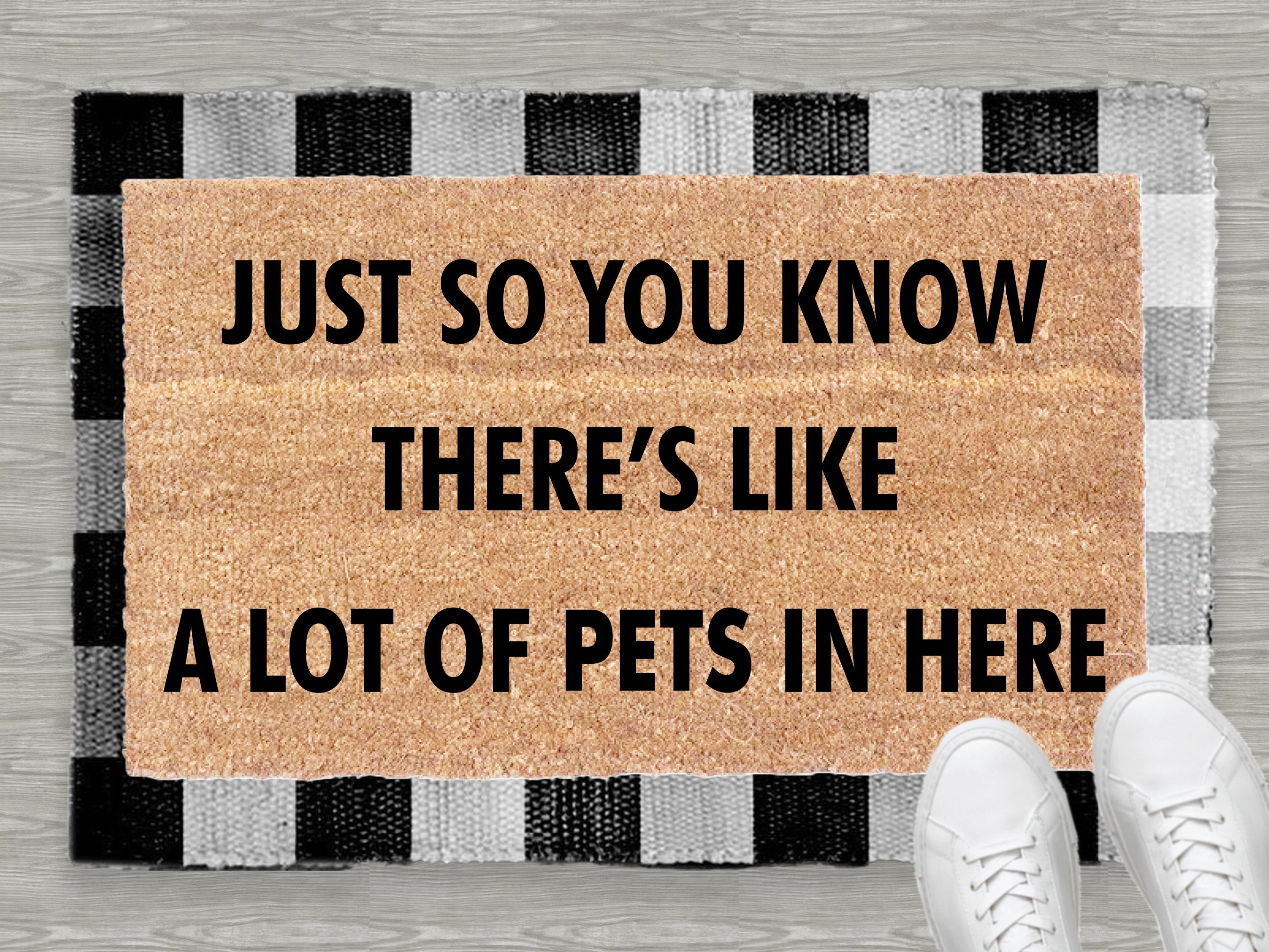 Just So You Know There's A Lot Of Pets In Here