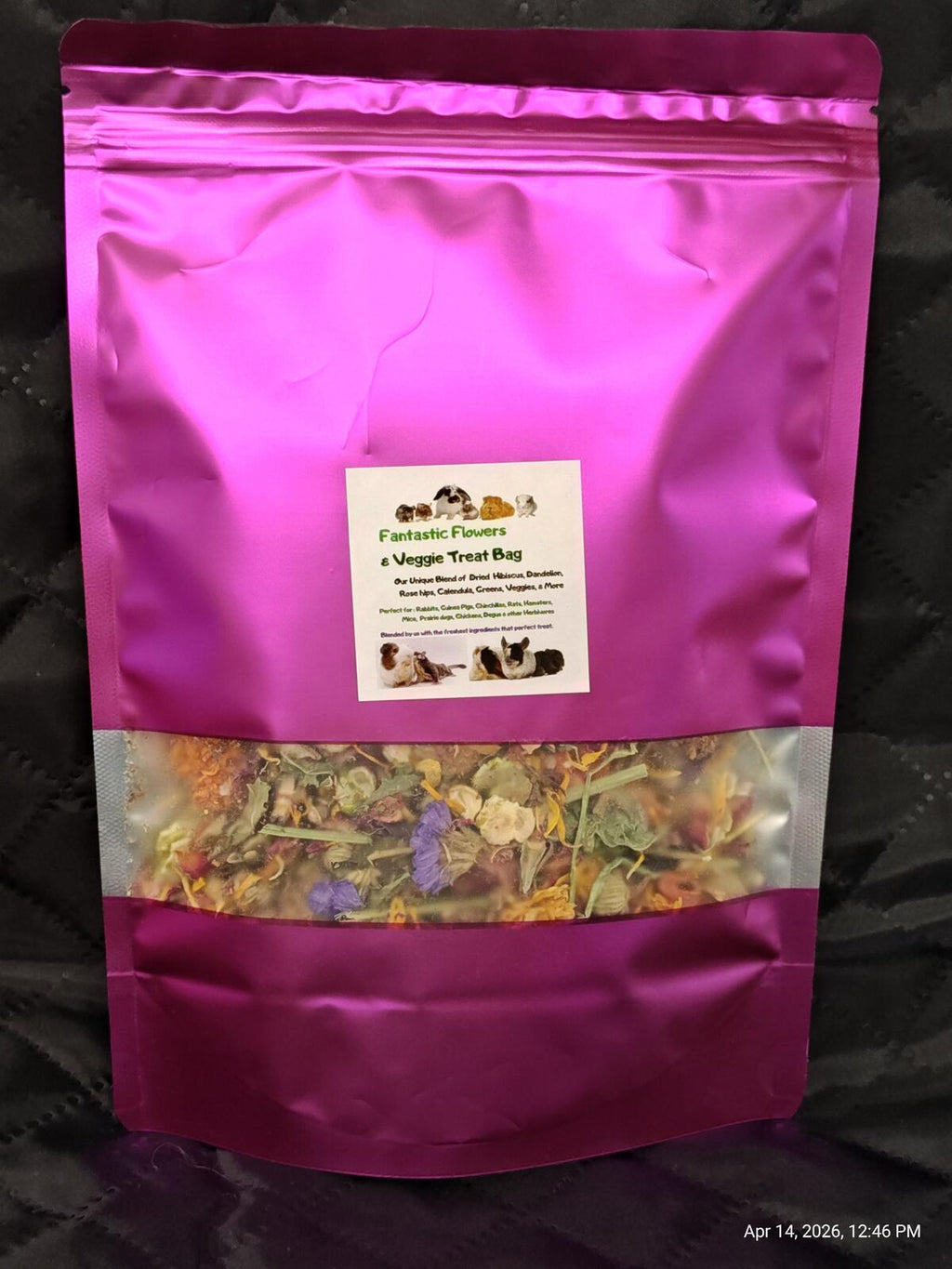 Fantastic Flowers & Veggie Blend for Chinchillas, Guinea Pigs & Rabbits & More
