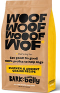 Bark N the Belly Chicken or Beef  15 pound bag USA Ingredients