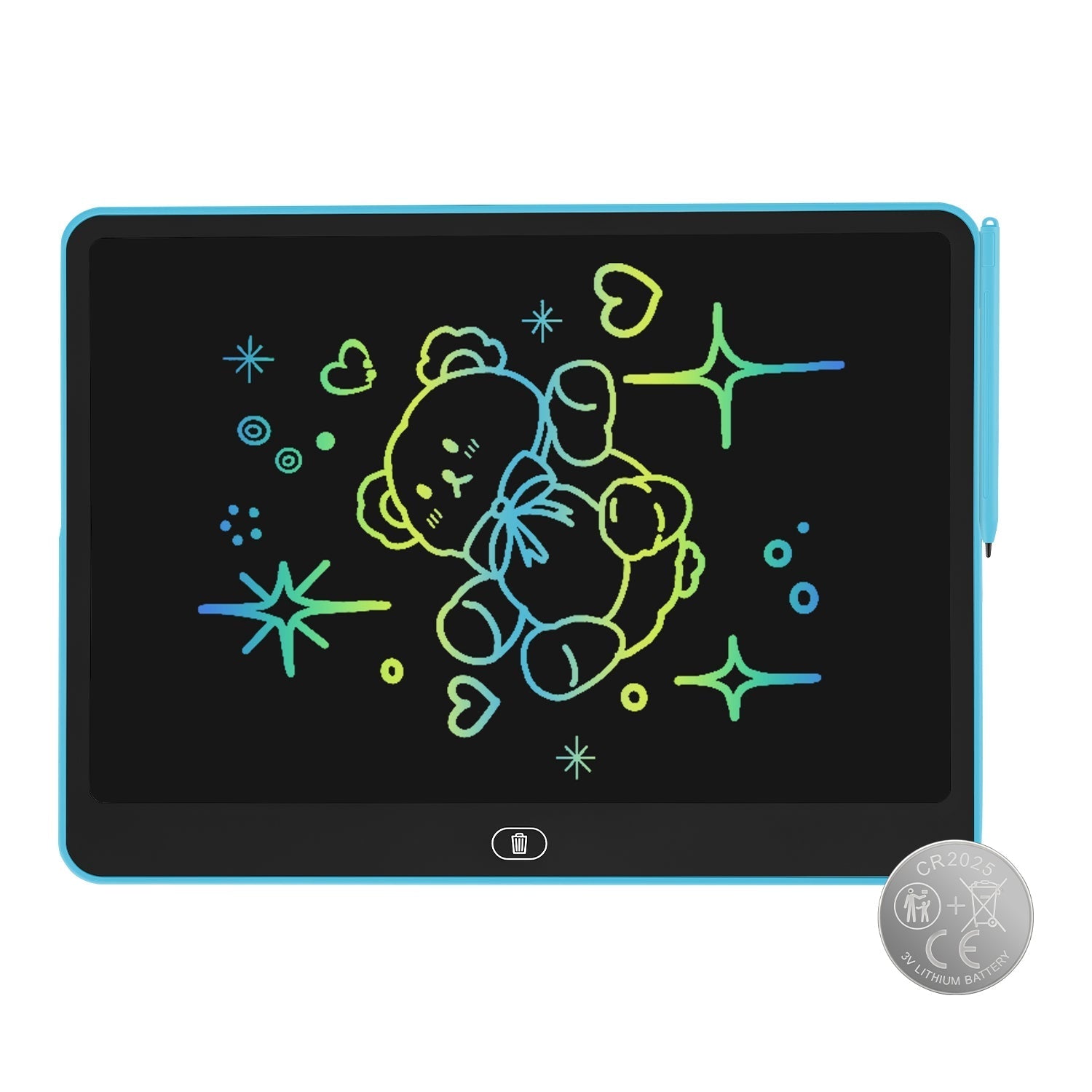 LCD Writing Tablet for Kids with Stylus & Lock Function