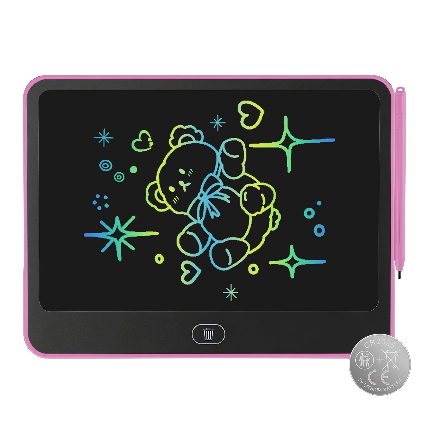 LCD Writing Tablet for Kids with Stylus & Lock Function