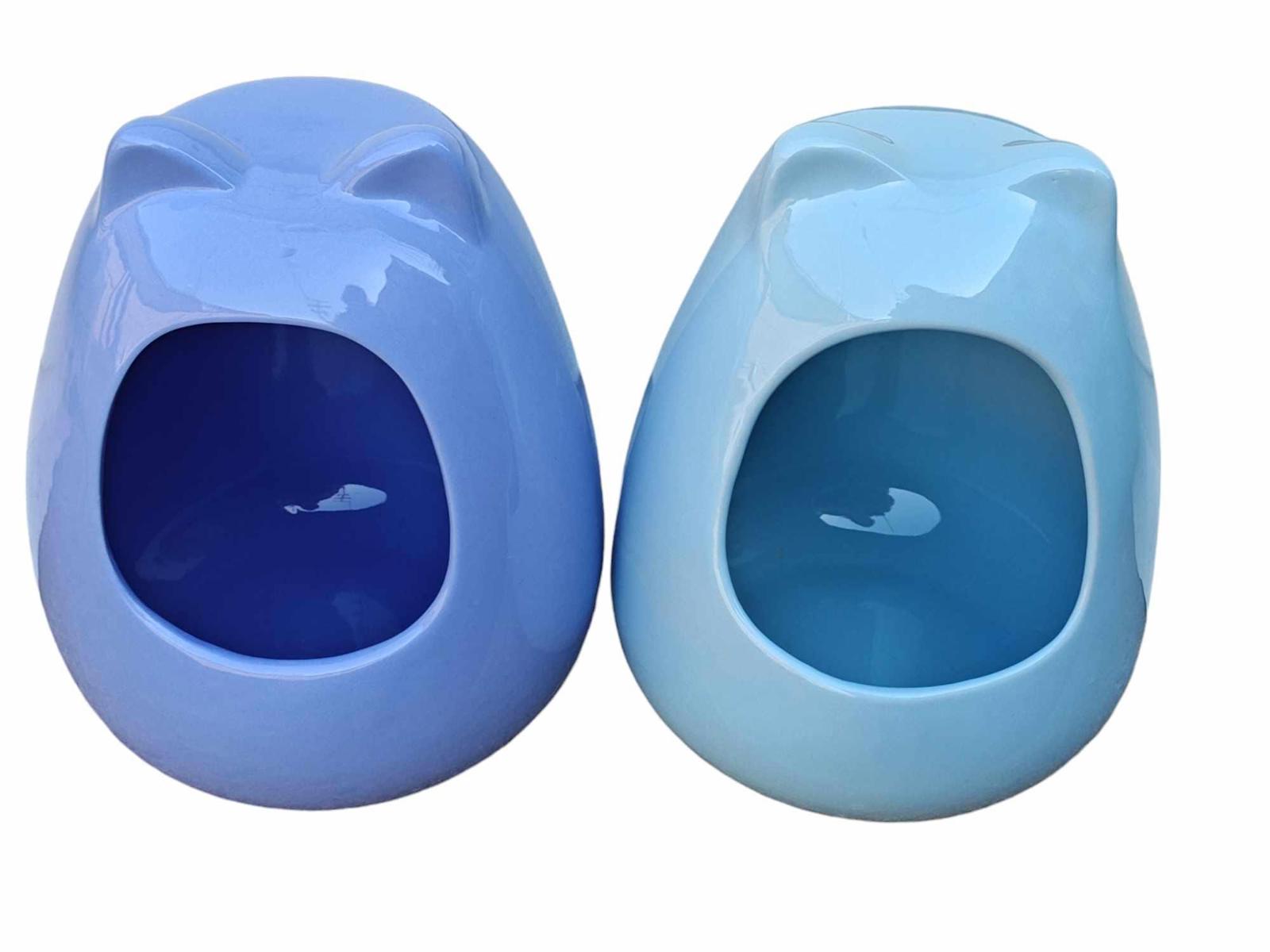 Ceramic Dust House  "Chilly House Original " by PNC - Large- Sky Blue