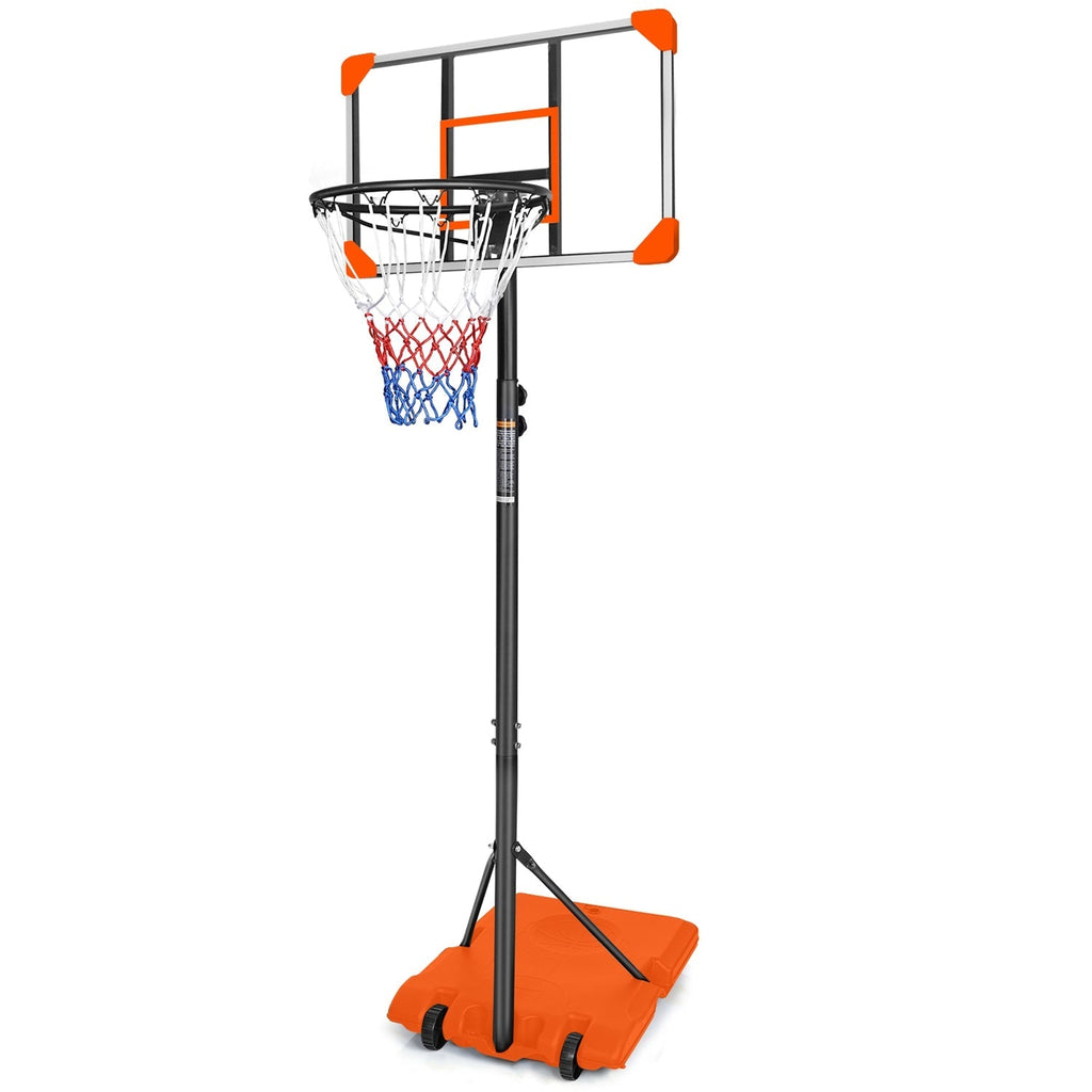 Kids Basketball Hoop Adjustable 5.6-7ft with Wheels
