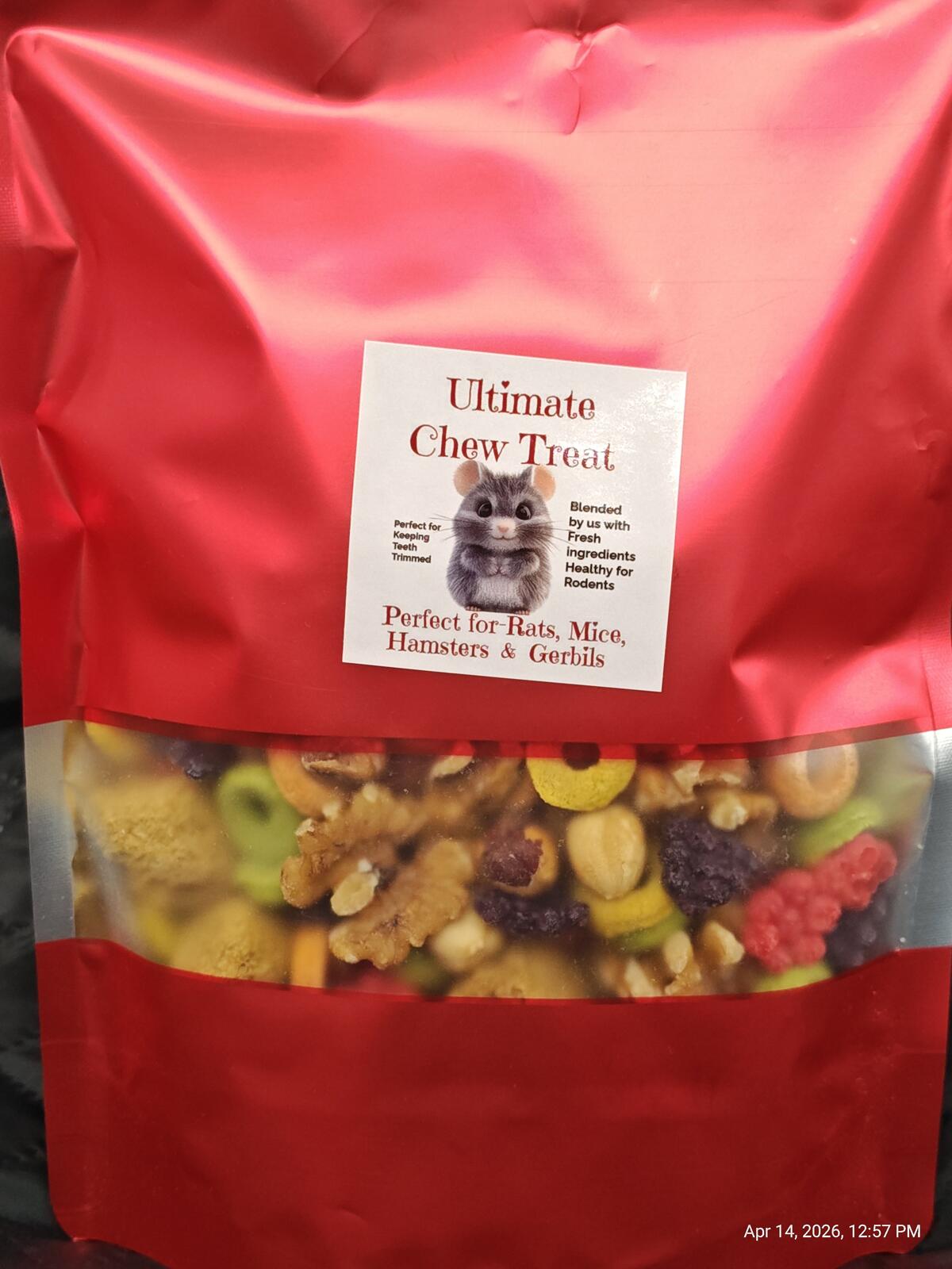 Ultimate Chew 2.0  NEW treat for Rats, Mice, Hamster, Gerbils, Degus & Rodents