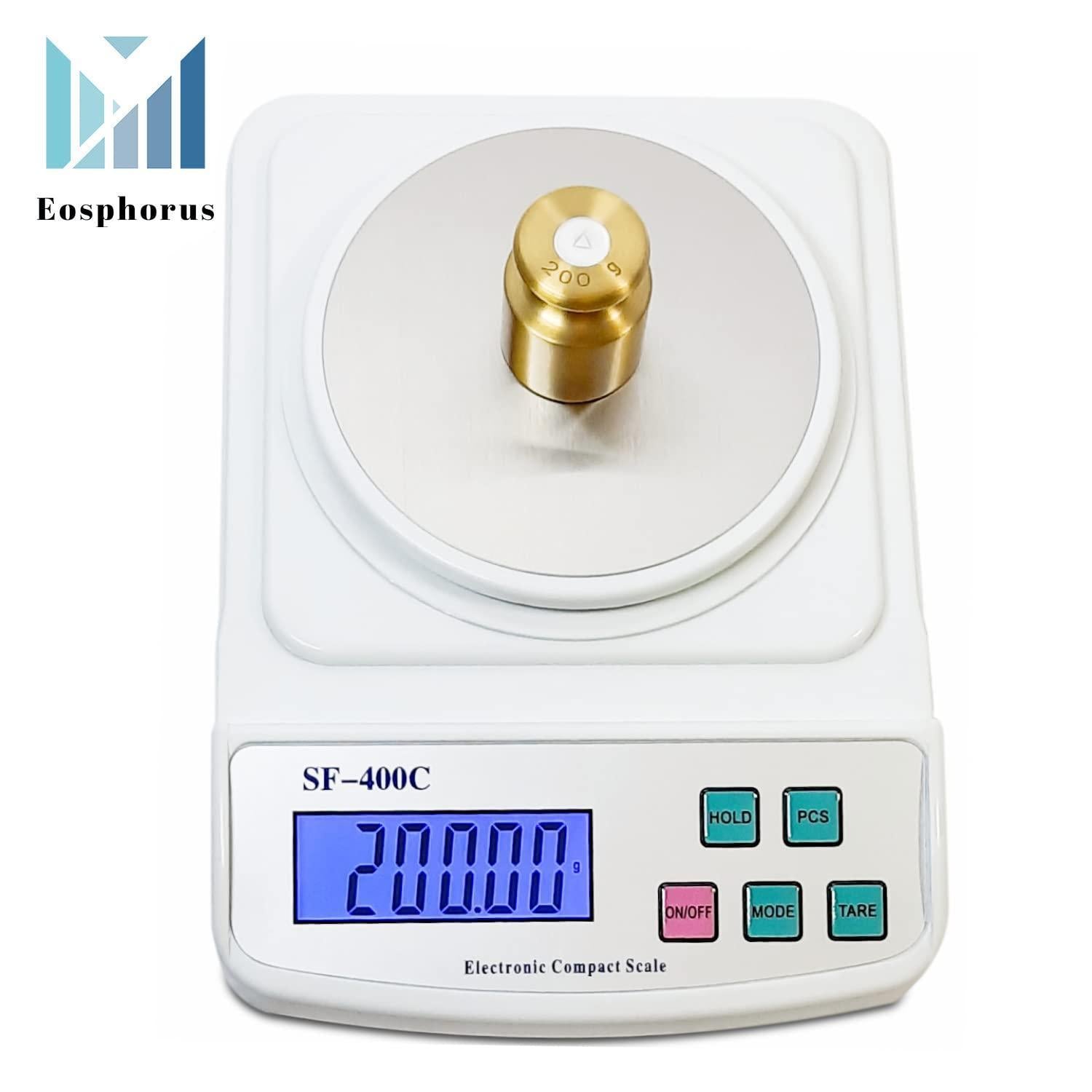 Ounce and Gram Scale 0.01g Accuracy Mass Balance Chemistry Digital Scale Electronic LCD Science Lab Laboratory Digital Scale USB Charger and AC DC Adapter Included