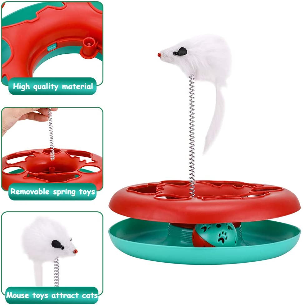 Interactive Cat Toy Set – Tower of Tracks