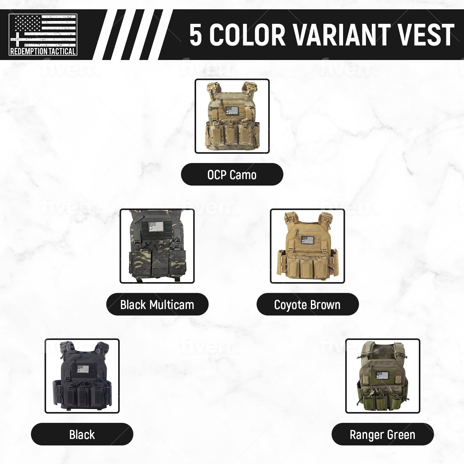Redemption Tactical® "CRUSADER 2.0®” V4 Vest