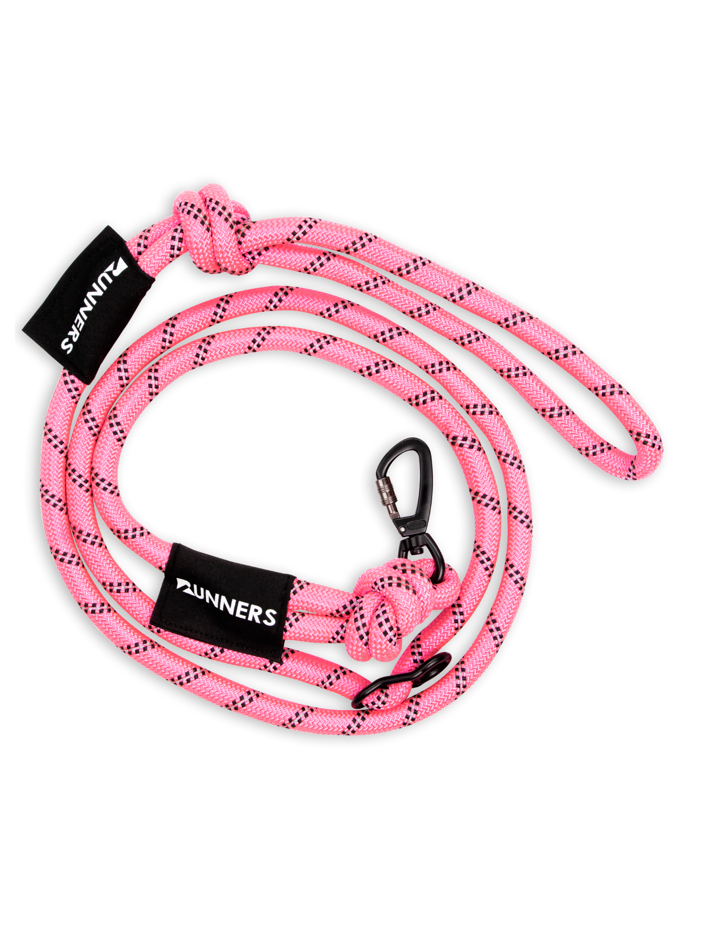Neon Pink Runners Hands Free Dog Leash