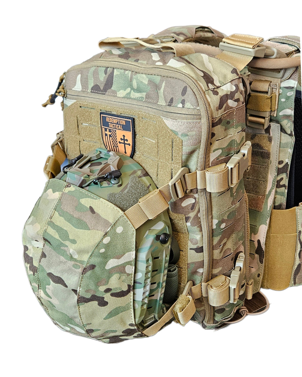 Redemption Tactical® Crusader Flatpack Plate Carrier Bag + Hydration Bladder