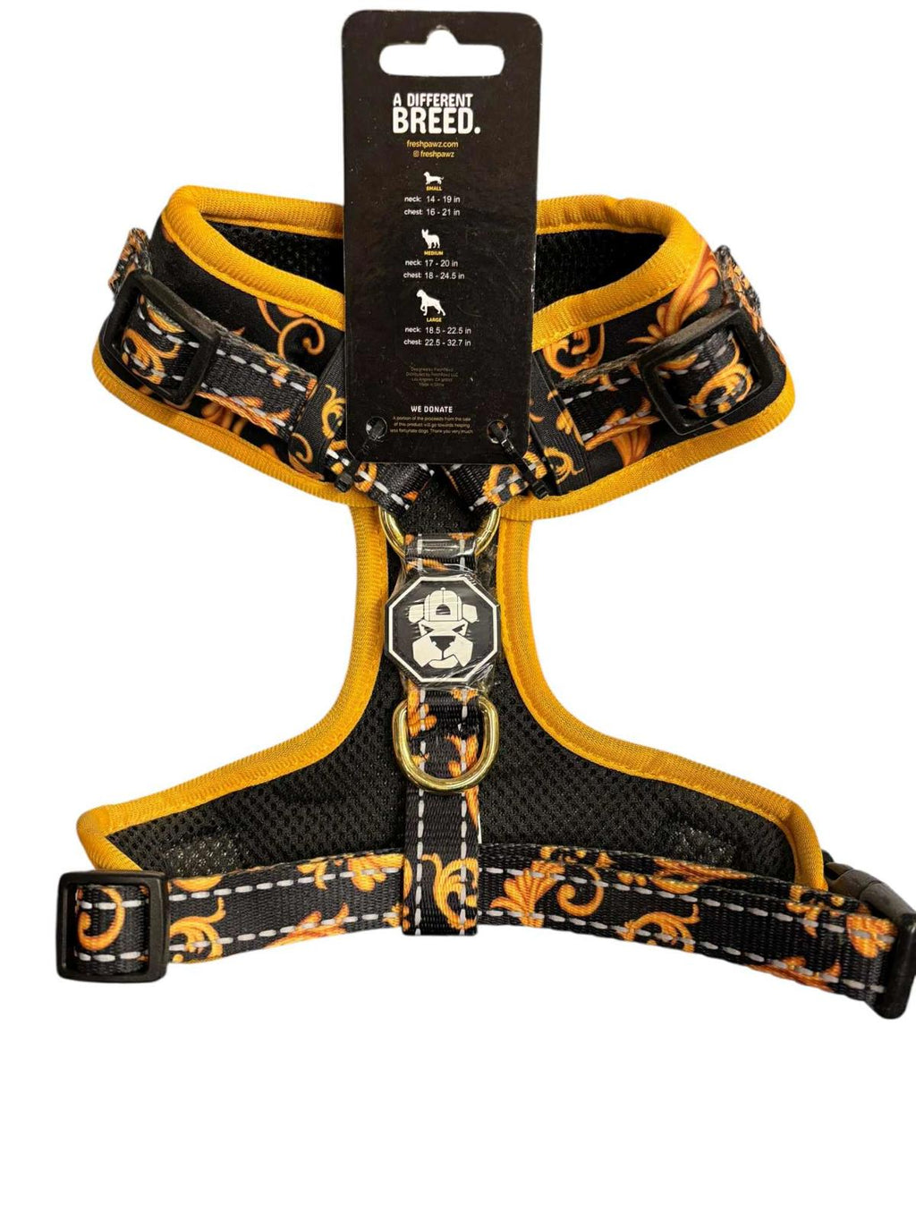 FreshPawz Adjustable Harness – Breathable Style for Large Dogs by PNC Family FInds