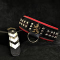 The unique "General" leather dog collar for big dogs