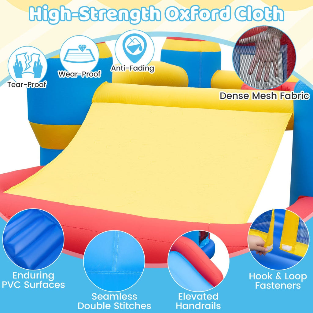 Inflatable Bounce House with Slide and Ball Pit for Kids