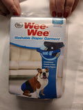 NIB four paws Wee-Wee Diaper Garmet - Dogs (Large Up To 35-55lb/ Waist 20-27”